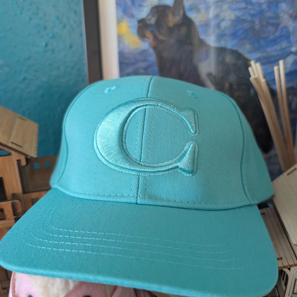 Coach Kids Aqua Blue Hat